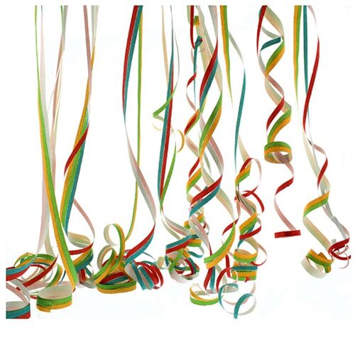 Multi-Coloured Party Streamers, 40 Throws