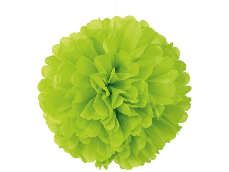 40cm Lime Green Tissue Paper Pom Pom Party Decoration