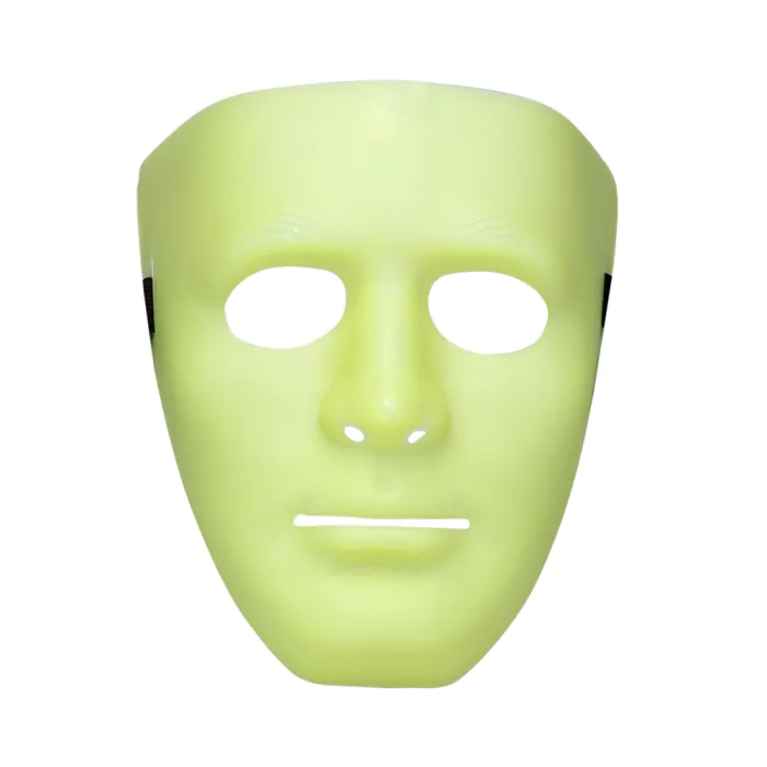 Glow-in-the-dark- Horror Mask for Adults Made of Latex, Mask for Halloween and Carnival - Image 4