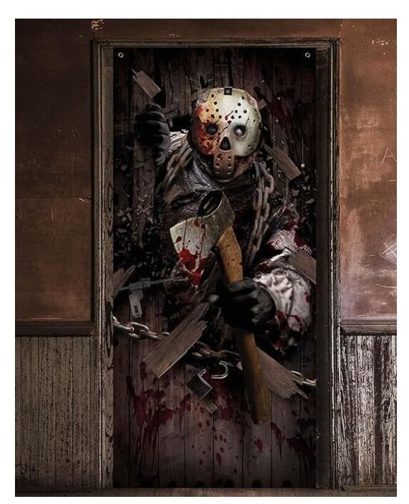 Axe Killer Fabric Door Decoration